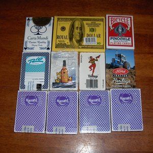 Playing Cards, Lot of 12 Decks